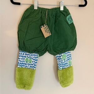 NWT Rag Mart Baby Bloomers with Attached Leggings & Fuzzy Cuffs Sz 90